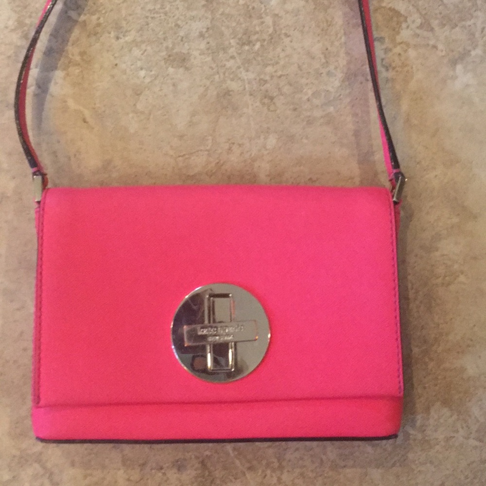 Kate spade coral crossbody purse